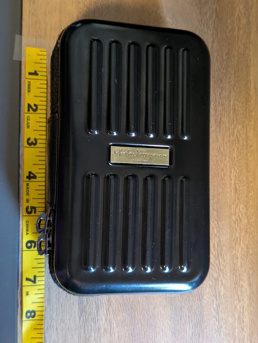 Salvatore Ferragamo x EVA Air hard-shell amenity Case ** EMPTY**